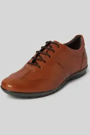 Geox Derby schoenen met labeldetail, model 