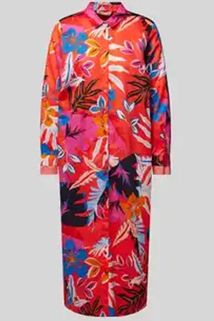 Smith and Soul Midi-jurk met doorknoopsluiting