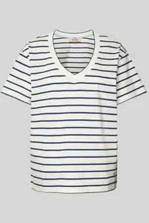 Mos Mosh T-shirt met V-hals, model 