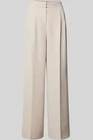 More & More Straight leg stoffen broek met elastische band