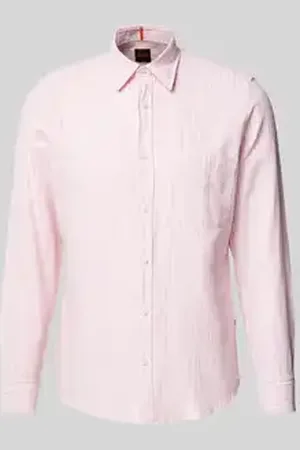 HUGO BOSS Regular fit vrijetijdsoverhemd met borstzak, model 