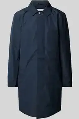 Lindbergh Lange jas met strookzakken, model 