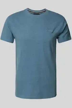 Superdry T-shirt met labelstitching