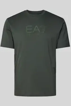 EA7 T-shirt met labelprint, model 