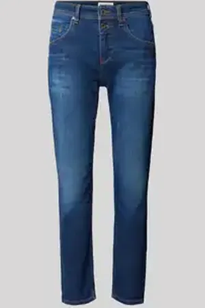 Marc O’ Polo Korte boyfriend fit jeans met stretch, model 