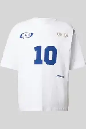 ANNARR T-shirt met labelprint, model 