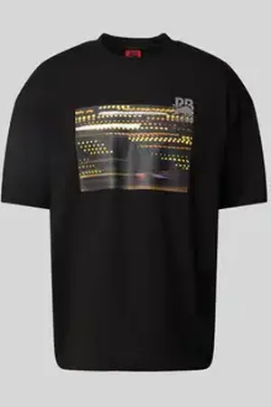 HUGO BOSS T-shirt met motiefprint, model 