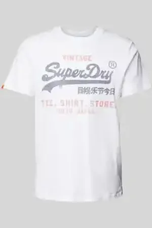 Superdry Relaxed fit T-shirt met labelprint