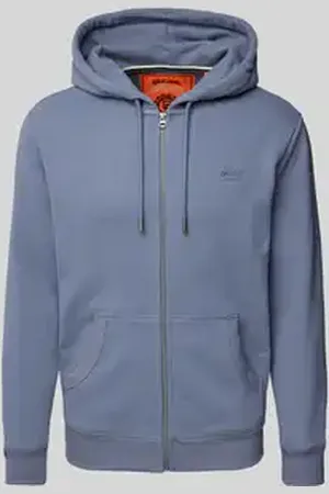 Superdry Sweatjack met labelstitching