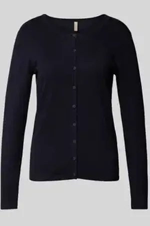 soyaconcept Gebreid jack met ronde hals, model 