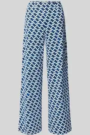 SEDUCTIVE Wide leg stoffen broek met elastische band, model 