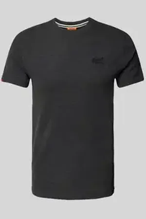 Superdry T-shirt met labelstitching