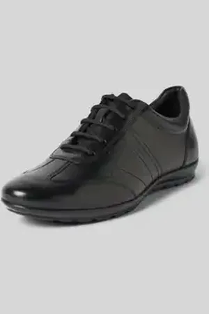 Geox Derby schoenen met labeldetail, model 