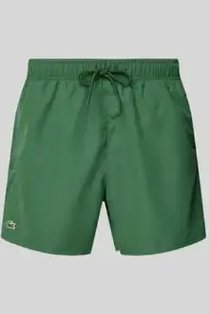 Lacoste Regular fit zwembroek met logobadge