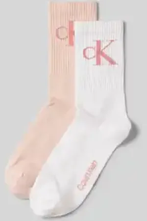 Calvin Klein Sokken met labeldetails in een set van 2 paar