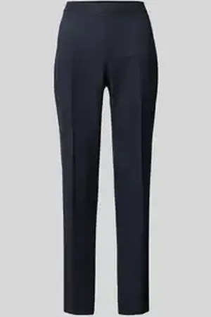 HUGO BOSS Stoffen broek met ritssluiting opzij, model 