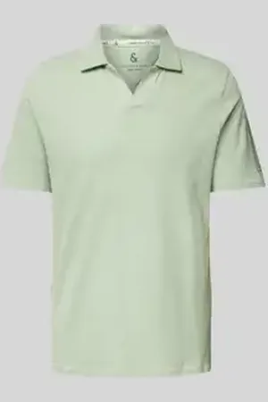 Colours & Sons Slim fit poloshirt met reverskraag