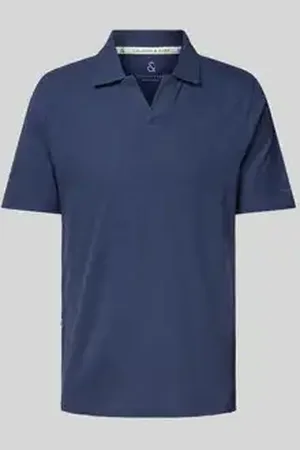 Colours & Sons Slim fit poloshirt met reverskraag