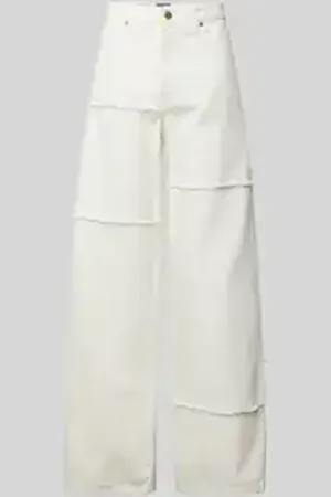 Essentiel Antwerp Wide leg jeans met franjes, model 