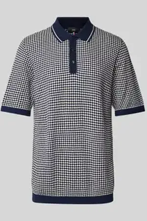 Cinque Regular fit poloshirt met structuurmotief, model 