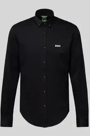 HUGO BOSS Slim fit vrijetijdsoverhemd met button-downkraag, model 