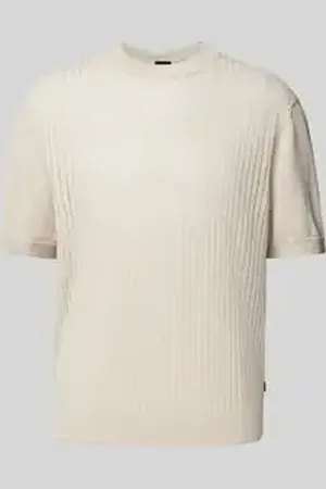 HUGO BOSS Oversized T-shirt van linnenmix, model 