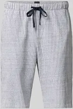Schiesser Regular fit bermuda met elastische band