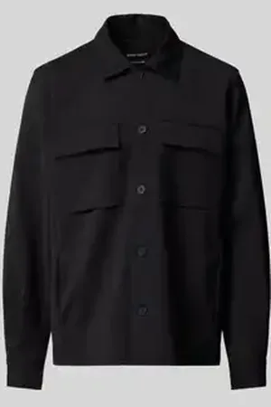 Antony Morato Regular fit overhemdjack met paspelzakken op de borst