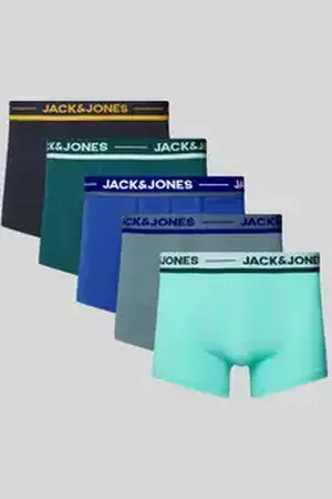 JACK & JONES Boxershort met elastische band met label in een set van 5 stuks
