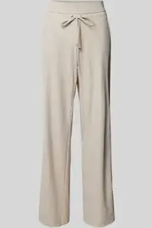raffaello rossi Straight leg sweatpants met elastische band, model 