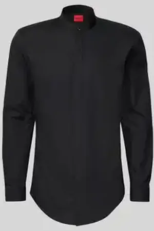 HUGO BOSS Slim fit zakelijk overhemd met maokraag, model 