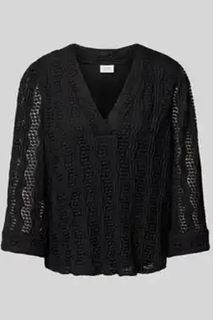 VILA Regular fit blouse met V-hals, model 