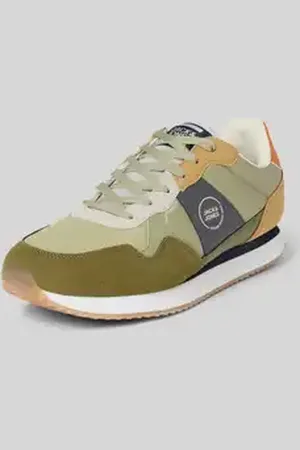 JACK & JONES Sneakers met contrastgarnering, model 