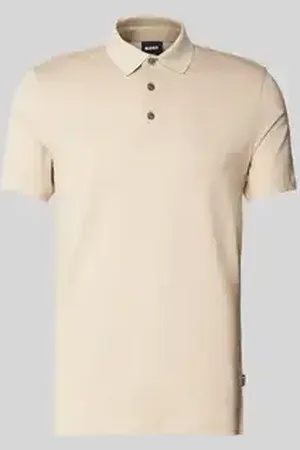HUGO BOSS Slim fit poloshirt met labeldetail, model 