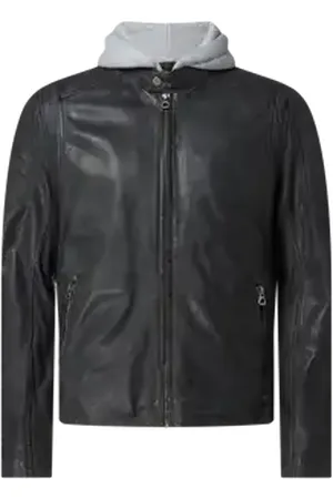 Gipsy Leren jack met afneembare capuchon, model 