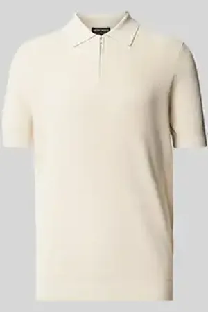 Antony Morato Regular fit poloshirt met ritssluiting