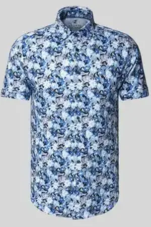 DESOTO Slim fit vrijetijdsoverhemd met kentkraag