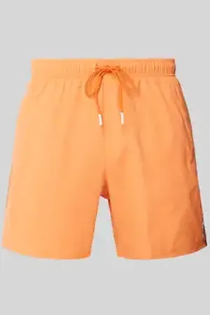 HUGO BOSS Relaxed fit zwembroek met labelprint, model 