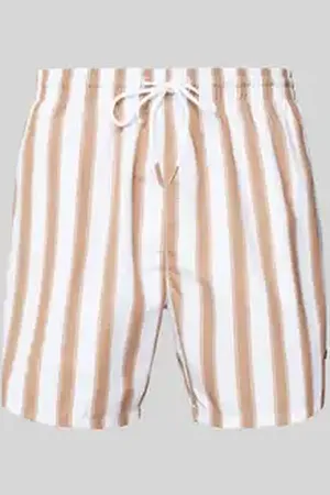 HUGO BOSS Relaxed fit zwembroek met labelbadge, model 