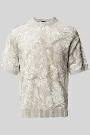 HUGO BOSS T-shirt met opstaande kraag, model 
