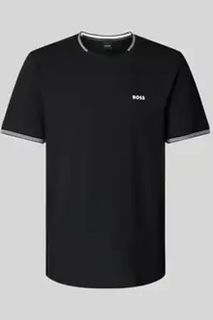 HUGO BOSS T-shirt met labelprint, model 