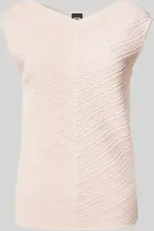HUGO BOSS Blousetop van viscosemix, model 