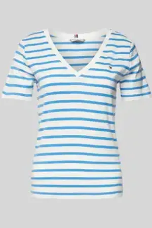 Tommy Hilfiger Slim fit T-shirt met V-hals, model 