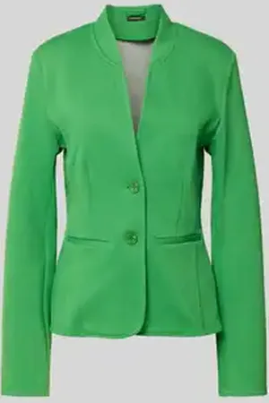 More & More Blazer met opstaande kraag