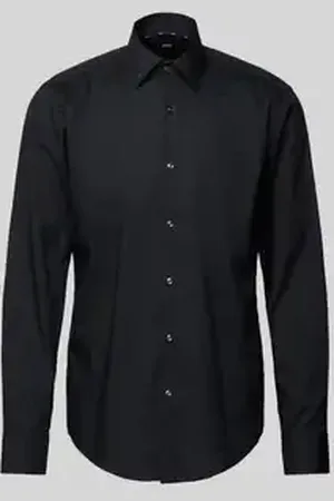 HUGO BOSS Regular fit zakelijk overhemd met stretch