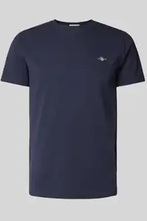 GANT Slim fit T-shirt met labelstitching