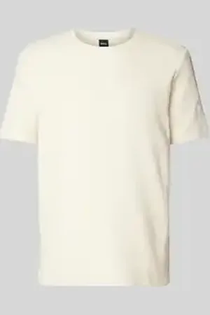HUGO BOSS T-shirt met labelstitching, model 