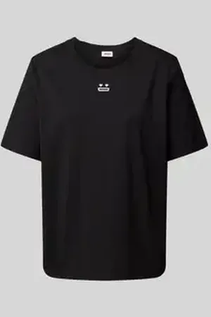 Drykorn T-shirt met motiefstitching, model 