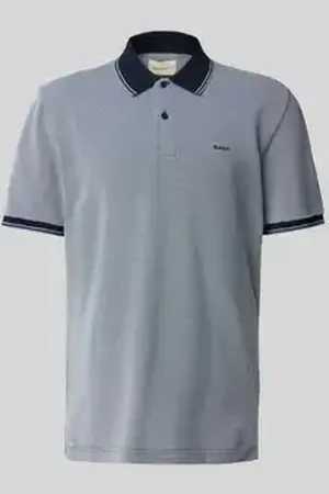 GANT Regular fit poloshirt met labelstitching, model 