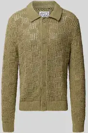 Jake*s Cardigan met structuurmotief